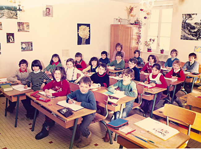 177 - 1980 Ecole publique CE CM (vers 1980)
